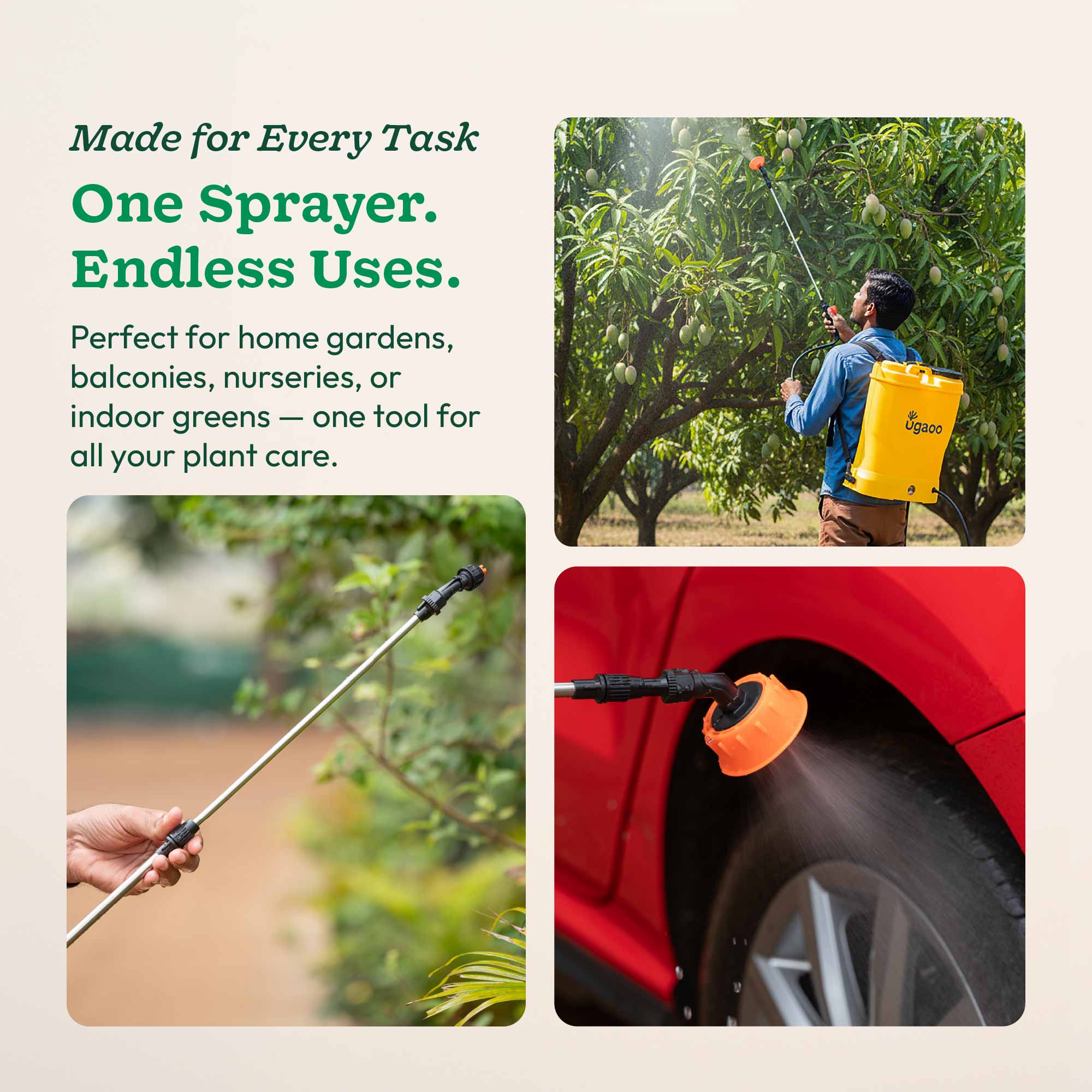 Ugaoo Agriculture Knapsack Spray Pump - 16 Ltr