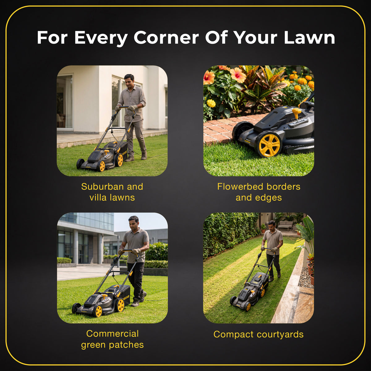 Mungooz Electric Lawn Mower 16 in.