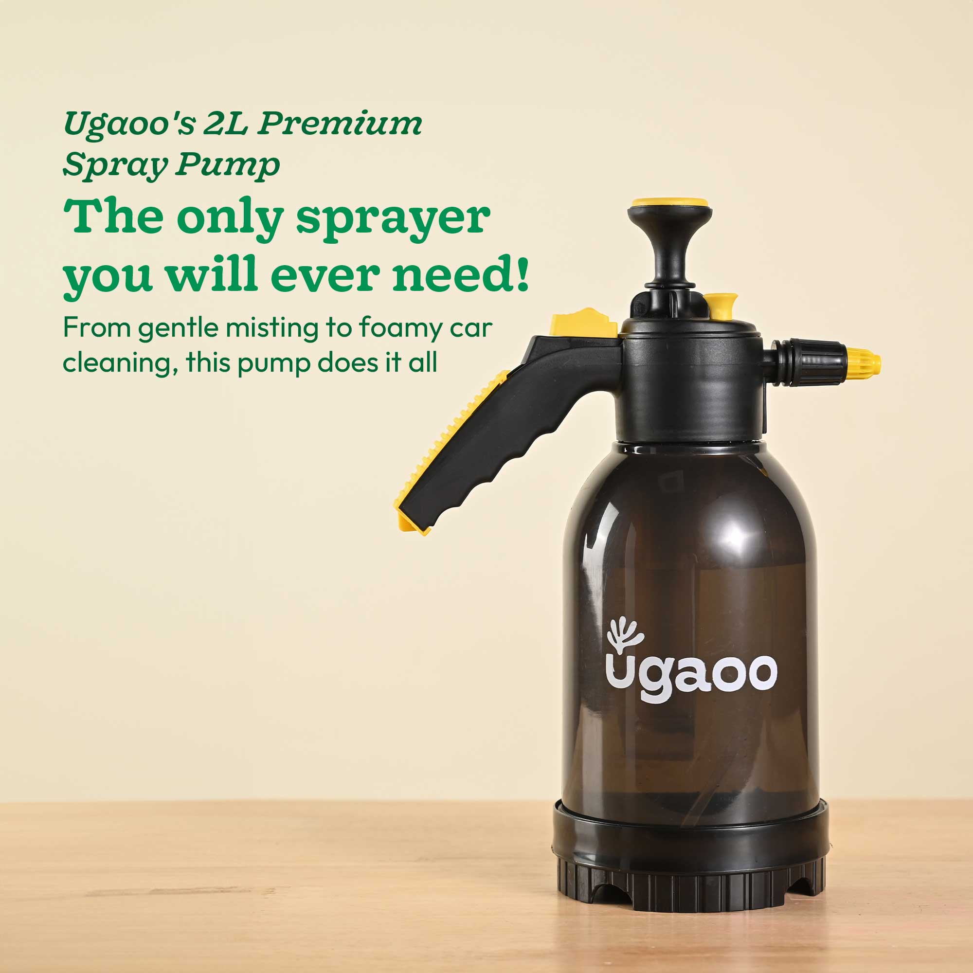 Pressure Spray Pump 2 Litre - Yellow & Black