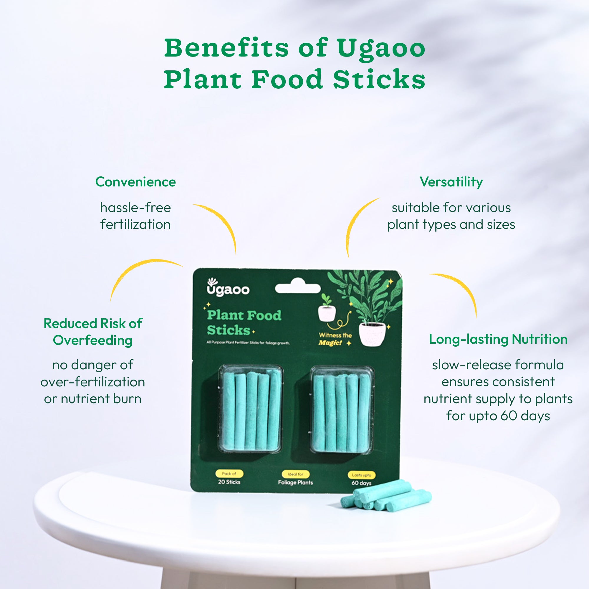 Plant Food Fertilizer Stick - Green & Bloom