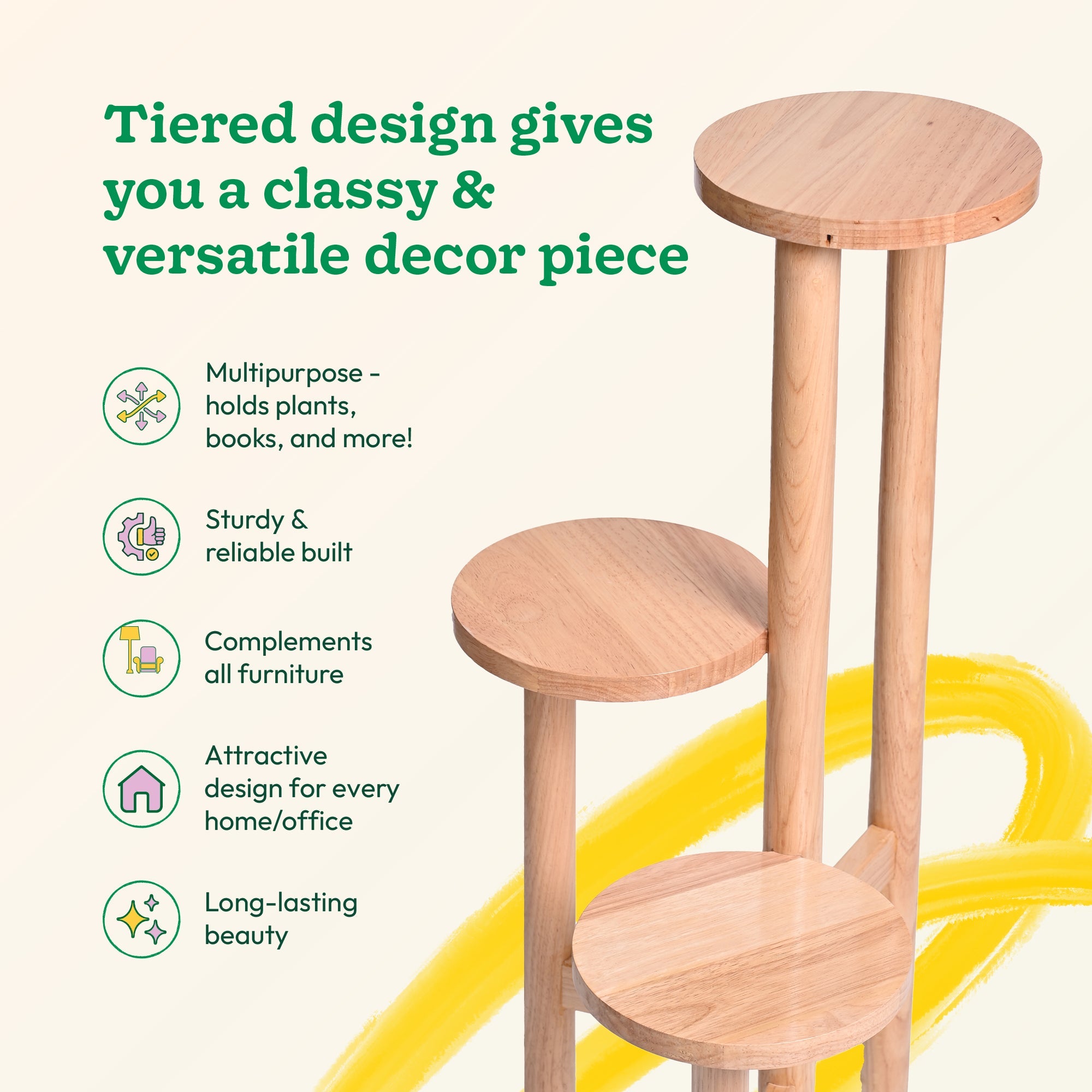 Trillum Wooden Stand