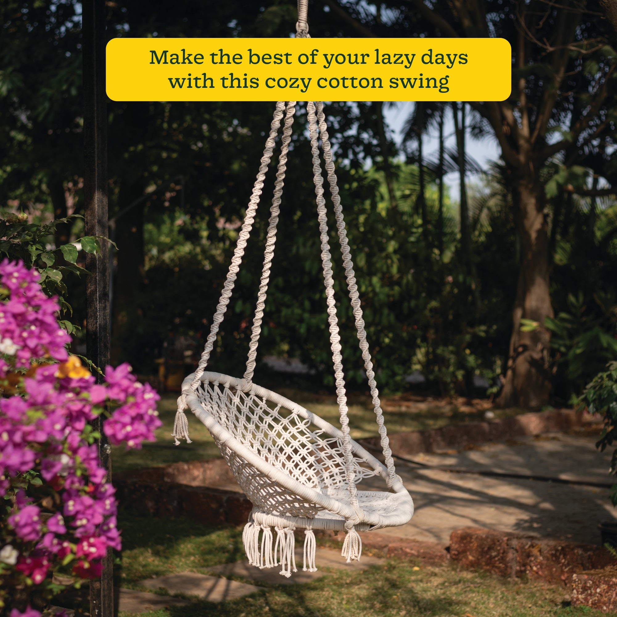 Cotton Rope Swing