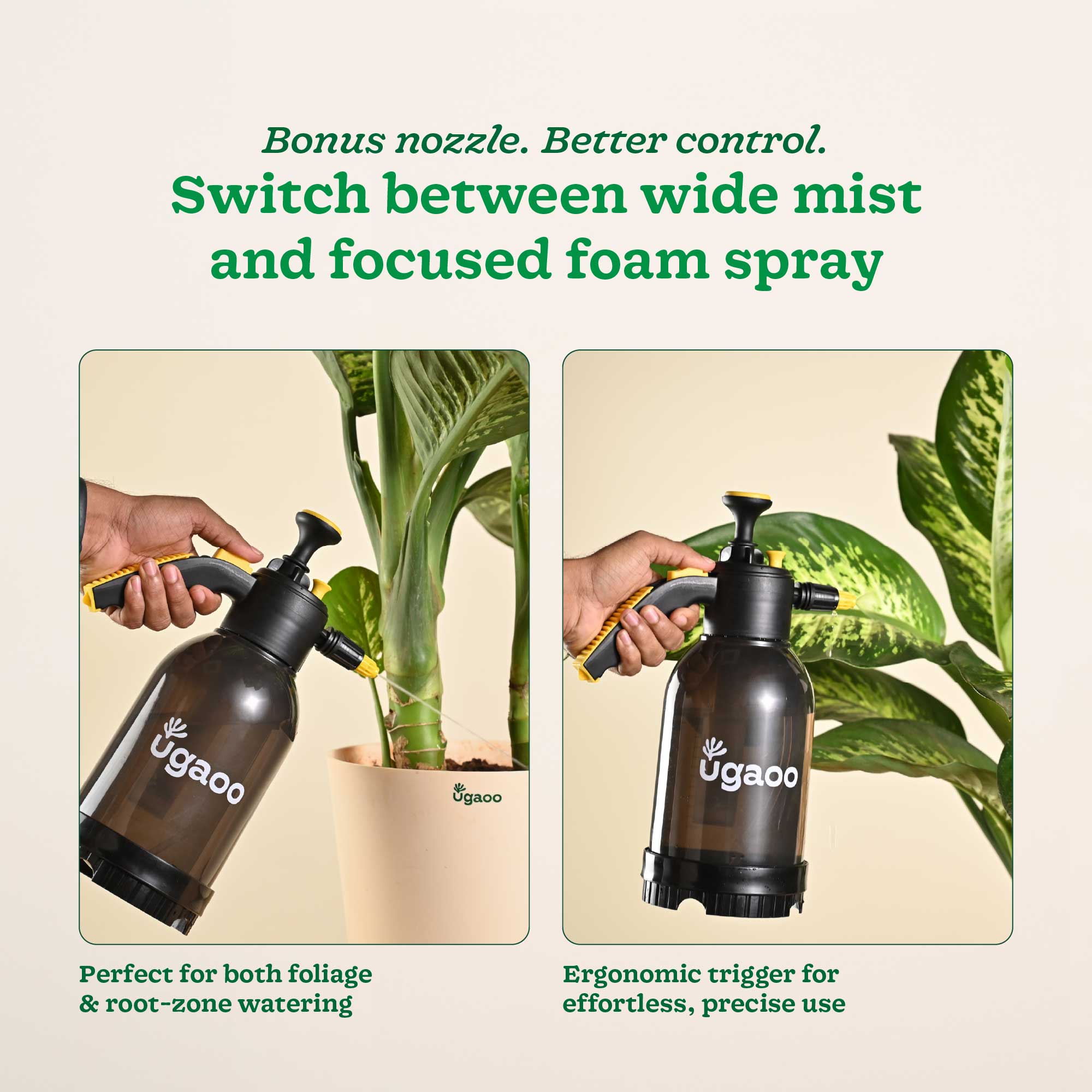 Pressure Spray Pump 2 Litre - Yellow & Black