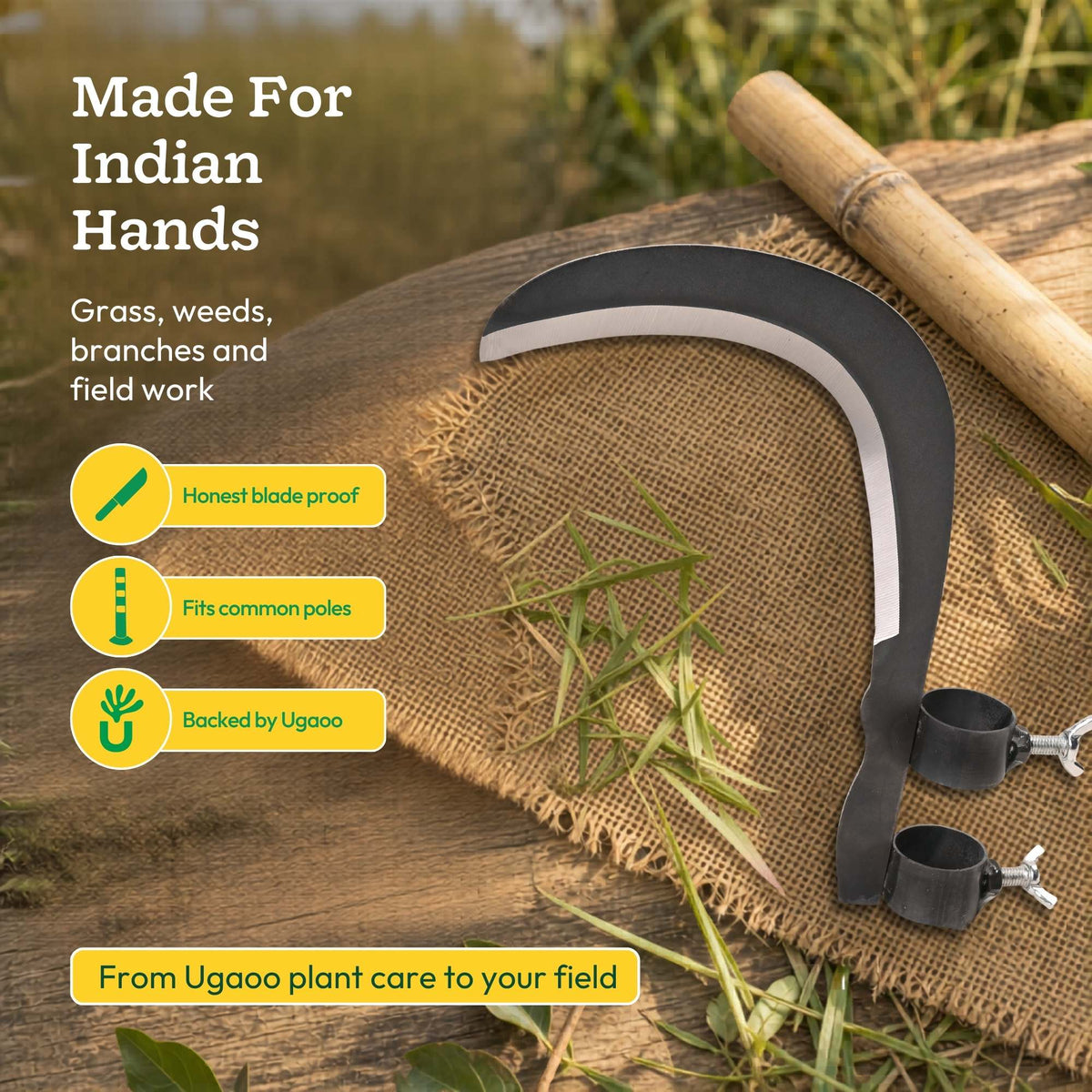 Ugaoo Grass Sickle Cutter Head