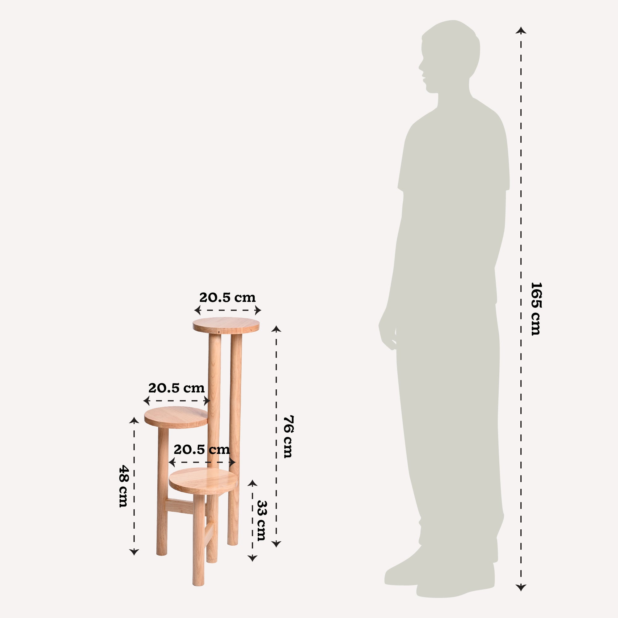 Trillum Wooden Stand