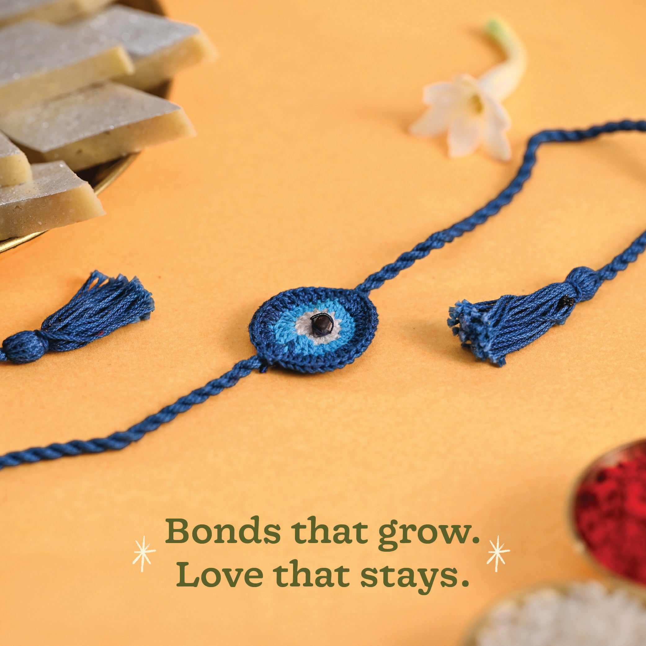 Plantable Seed Rakhi with Kalonji Seeds