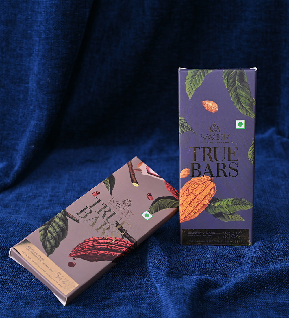 True Bar - Dark Chocolate and Slow Roasted Almond Chocolate