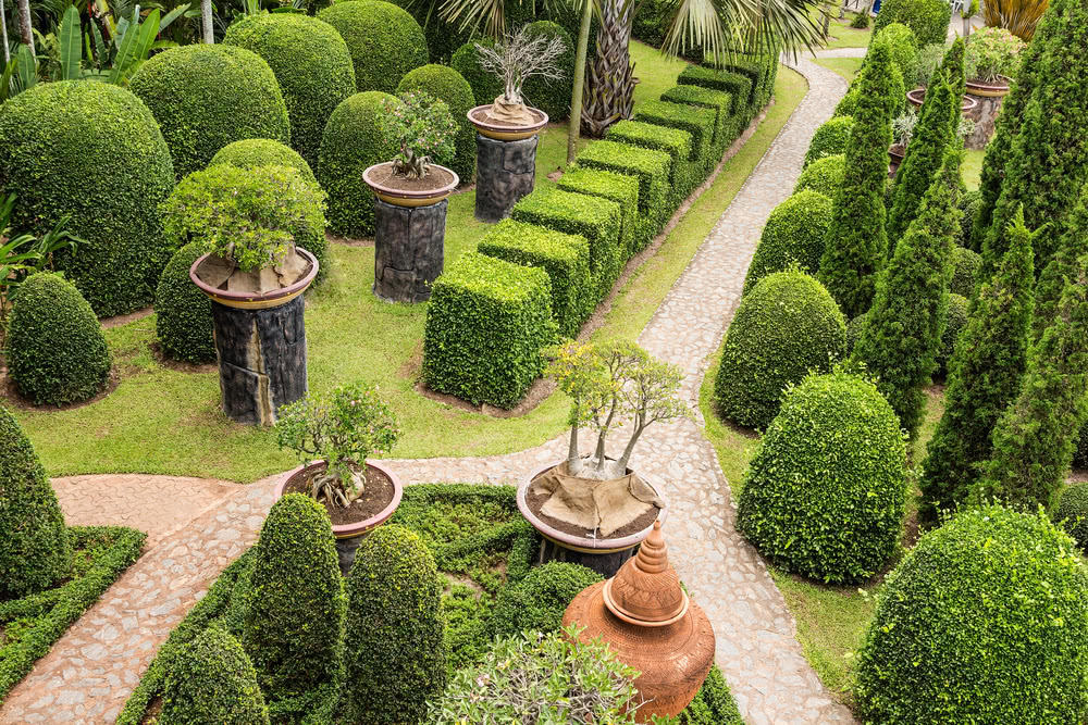 The elements of garden design and basic garden patterns