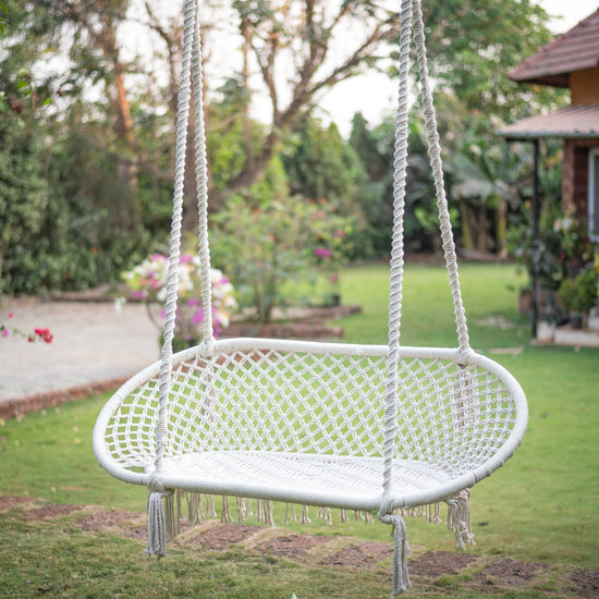 cotton double person swing