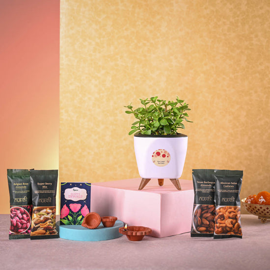 Jade Mini & Nutki Gourmet Nut Mix Diwali Gift Hamper