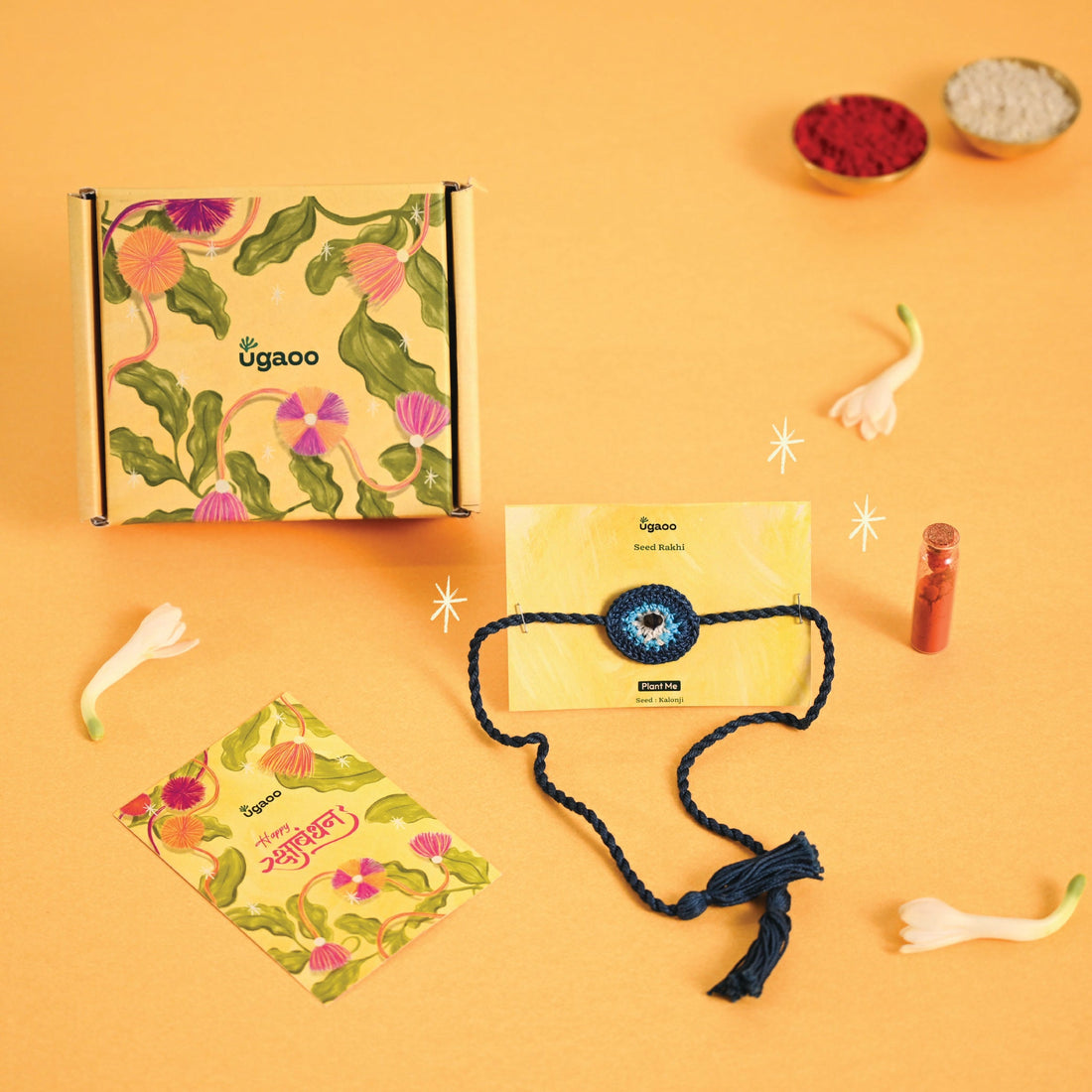 Plantable Seed Rakhi with Kalonji Seeds