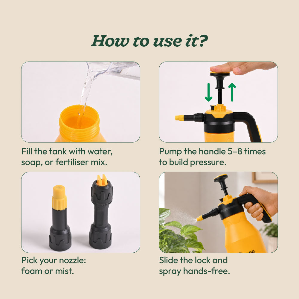 Foam &amp; Water Sprayer 2L
