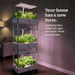 3-Tier Hydroponic Growing System with LED Grow Light