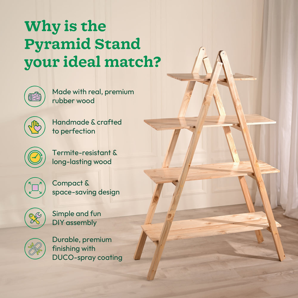 Pyramid Wooden Stand
