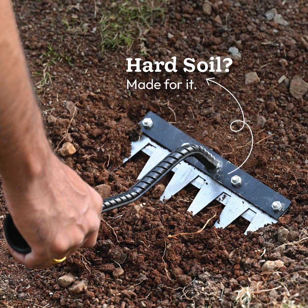 Hand Rake 6 Teeth