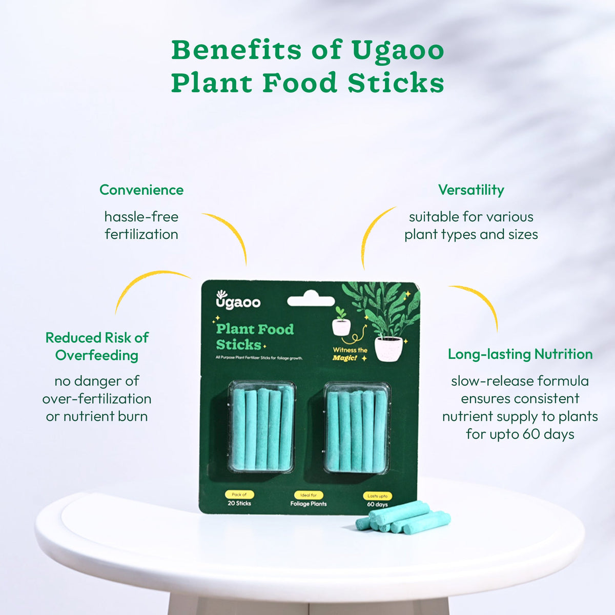 Plant Growth Sticks Pack | Promote Healthy Growth & Blooms – Ugaoo