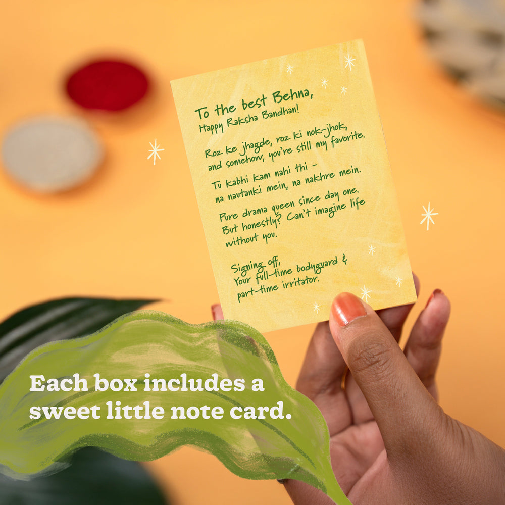 Rakhi Gift for Sister - Peace Lily Plant with Spiro Ceramic Pot