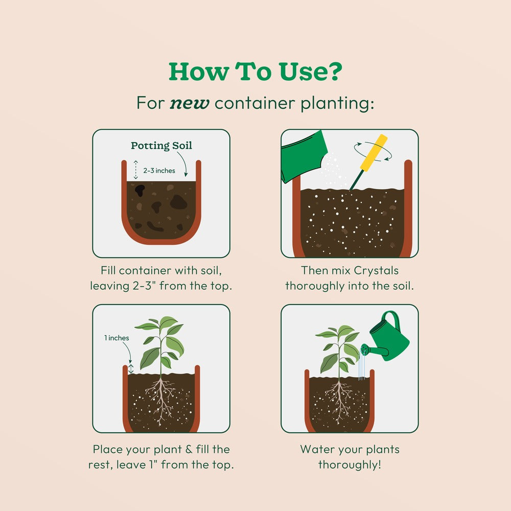Water Storing Crystals