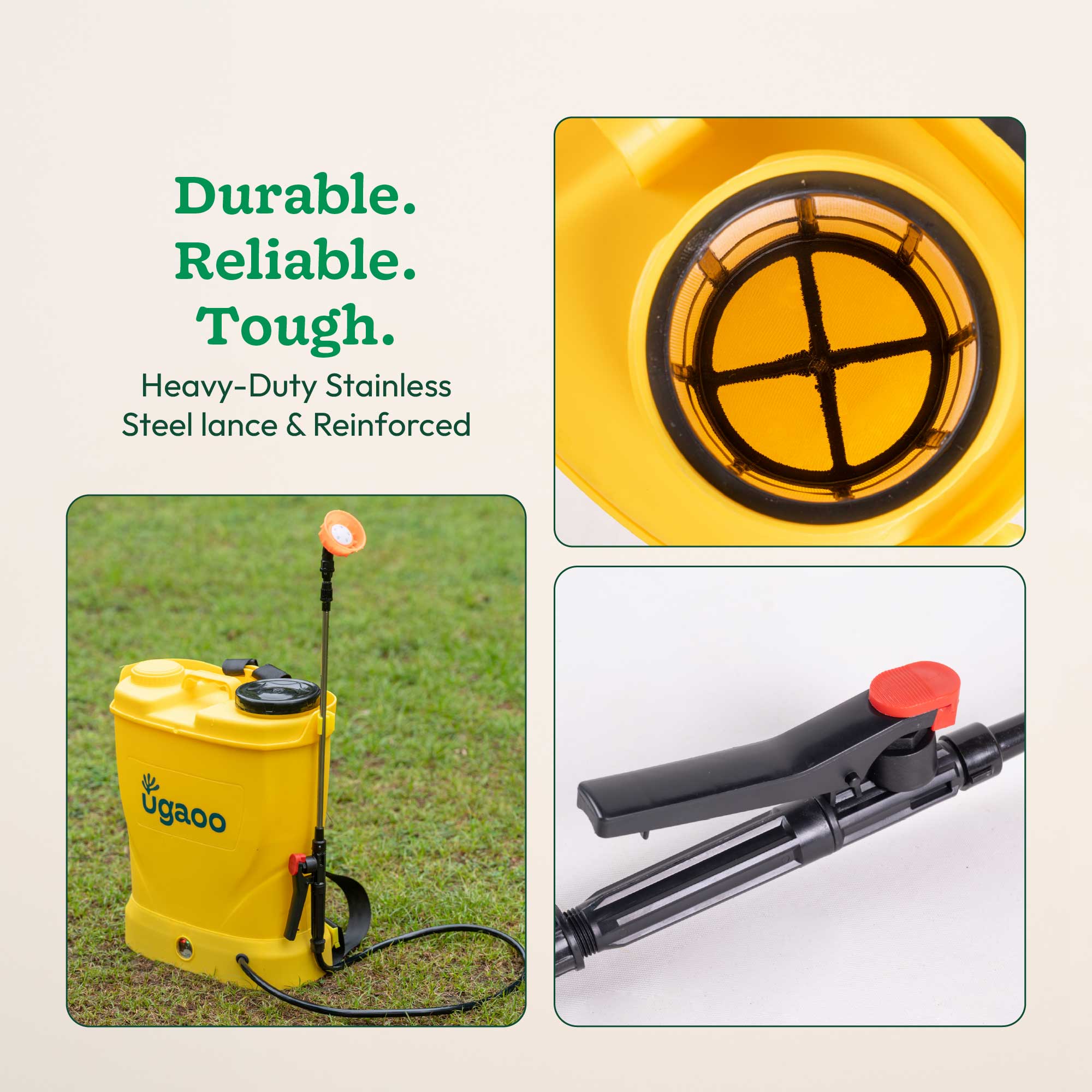 Ugaoo Agriculture Knapsack Spray Pump - 16 Ltr