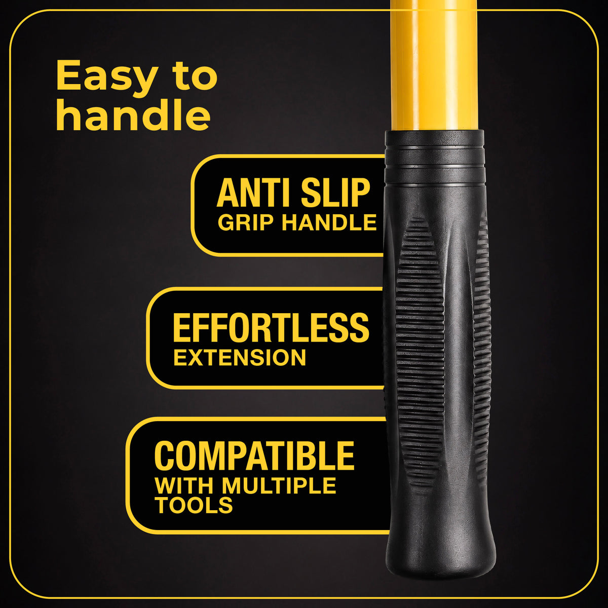Mungooz Steel Extension Pole