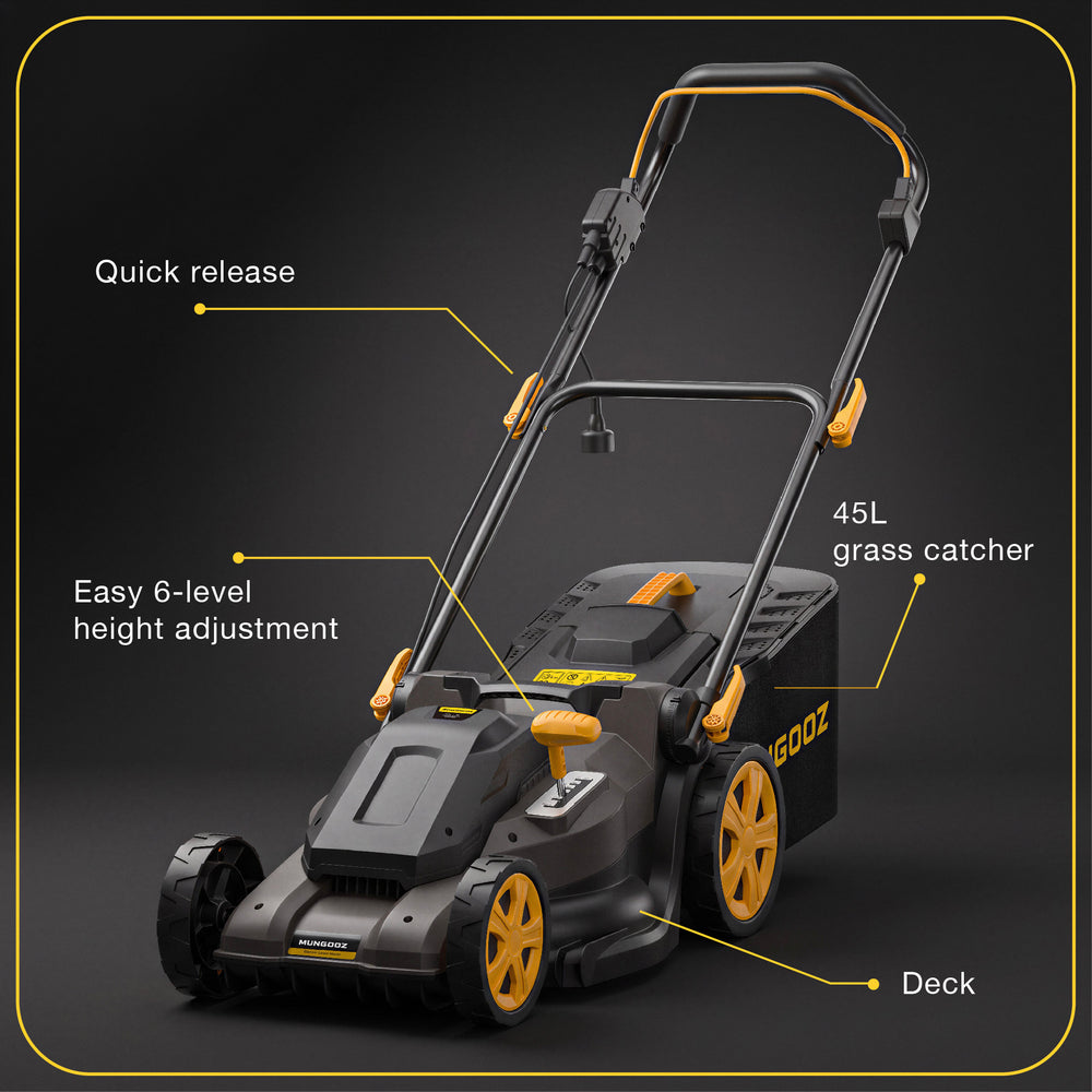 Mungooz Electric Lawn Mower 16 in.