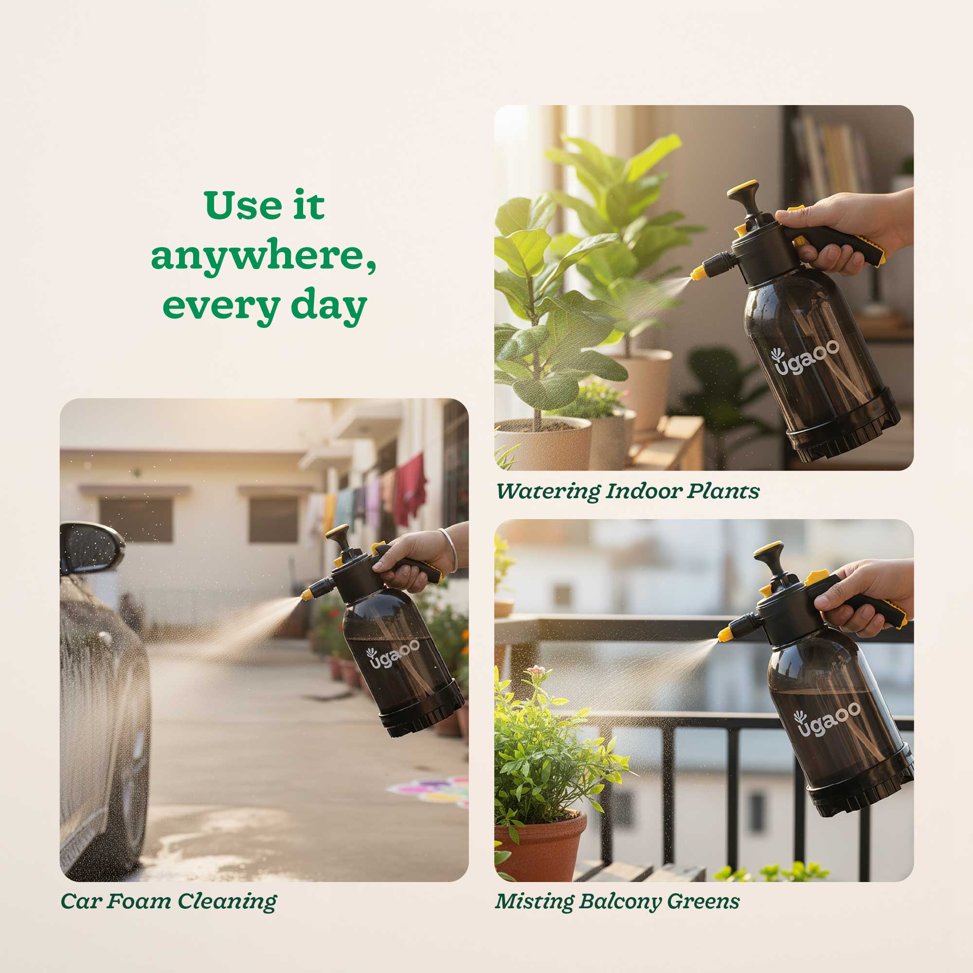 Pressure Spray Pump 2 Litre - Yellow &amp; Black