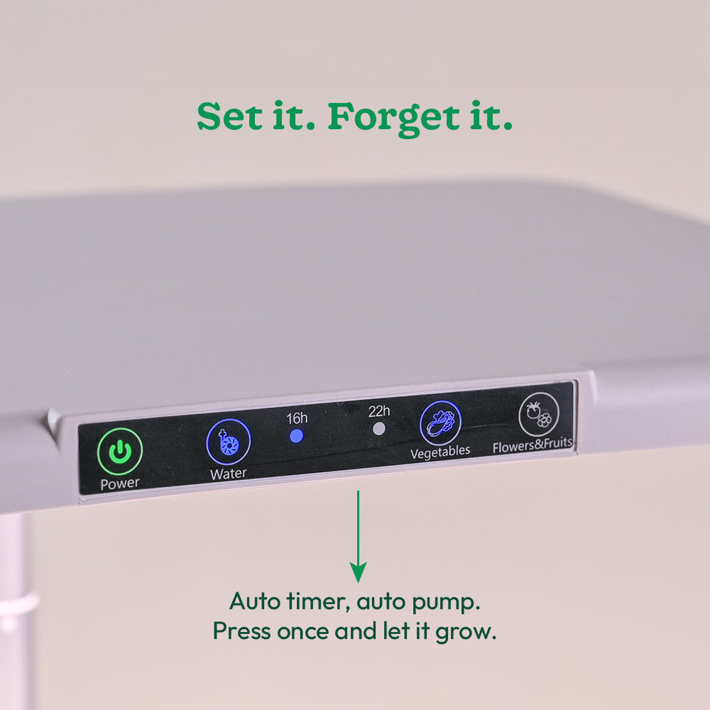 3-Tier Hydroponic Growing System with LED Grow Light