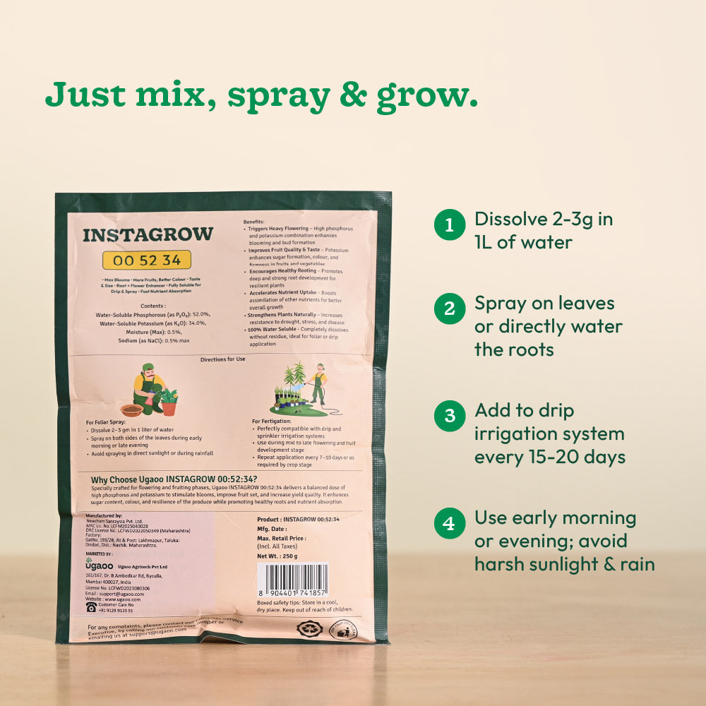 Instagrow NPK 00:52:34 Fertilizer