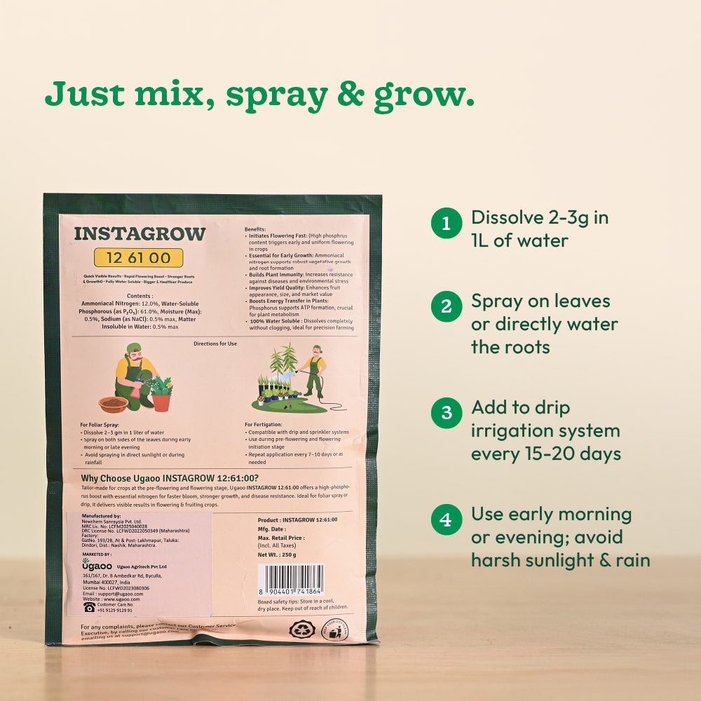 Instagrow NPK 12:61:00 Fertilizer