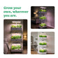 3-Tier Hydroponic Growing System with LED Grow Light
