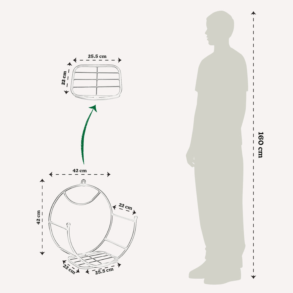 Concave Wall Mounting Planter