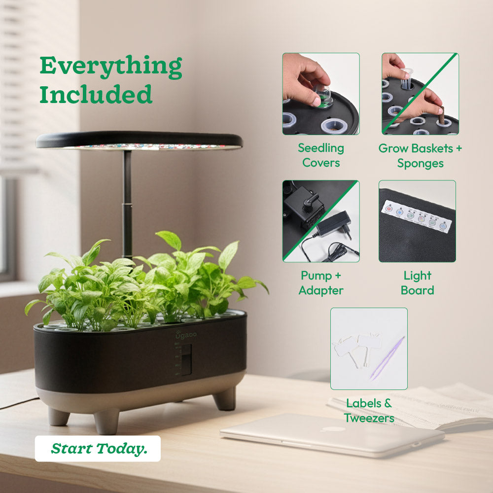 Ugaoo Smart Indoor Hydroponic Planter with LED Grow Light