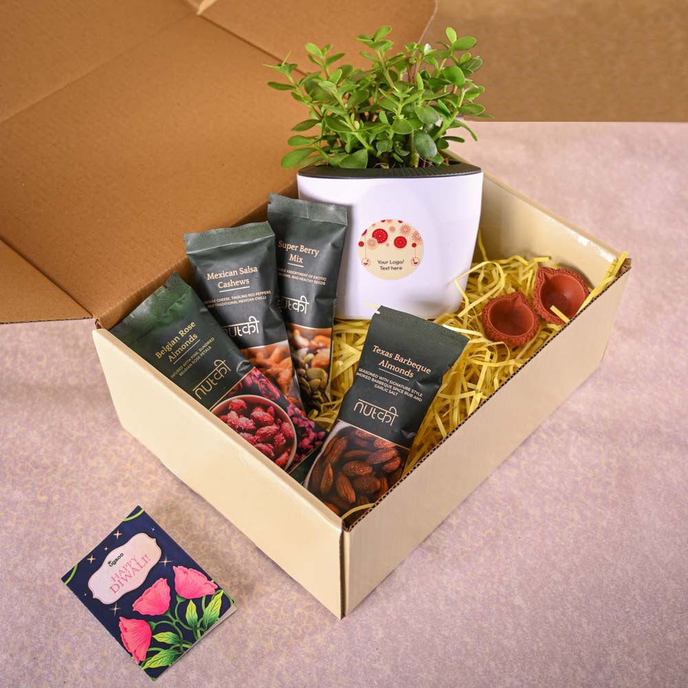 Jade Mini &amp; Nutki Gourmet Nut Mix Diwali Gift Hamper