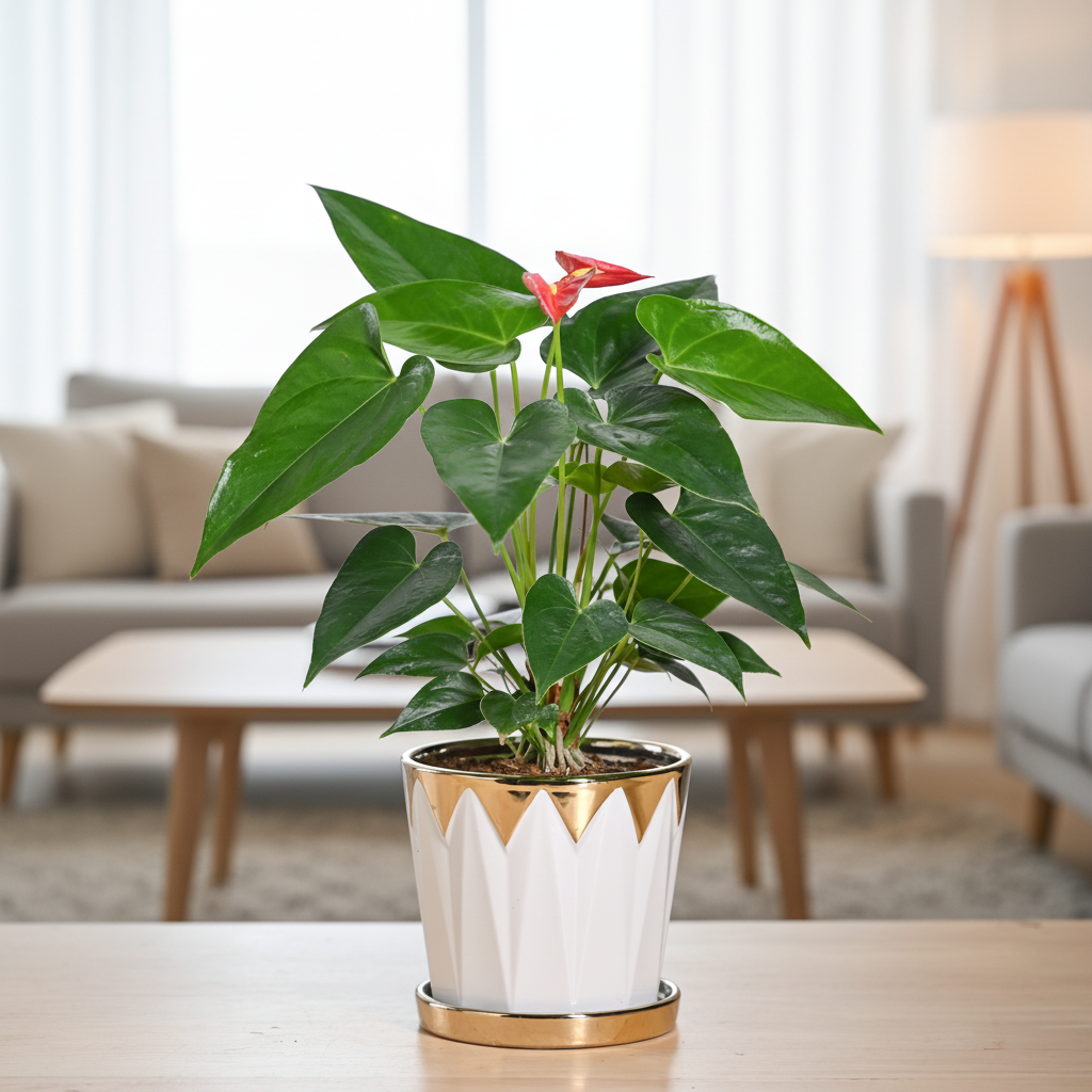 Crown ceramic pot - 5 inch