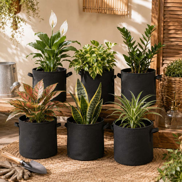 Geo-Fabric Round Grow Bag - 12 in x 12 in (Dia. x Height)