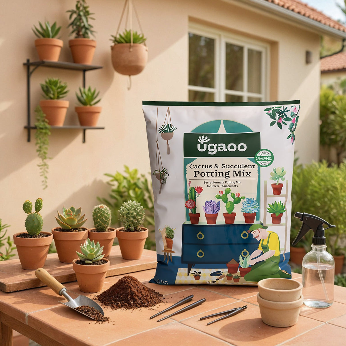 Succulent & Cactus Soil Mix: A Perfect Potting Blend - 5 kg – Ugaoo