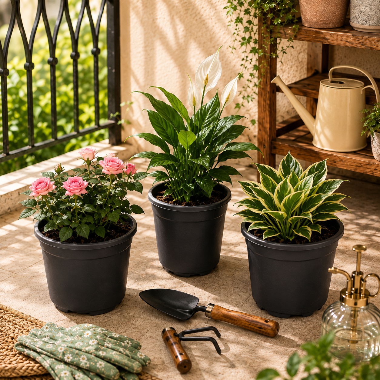 Gardening Pots - Black