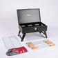 Briefcase Style Barbecue Grill