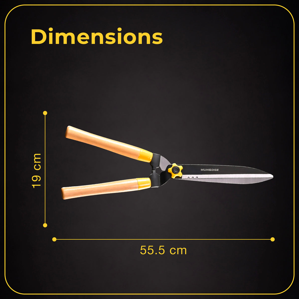 Mungooz Edgemaster Hedge Shear