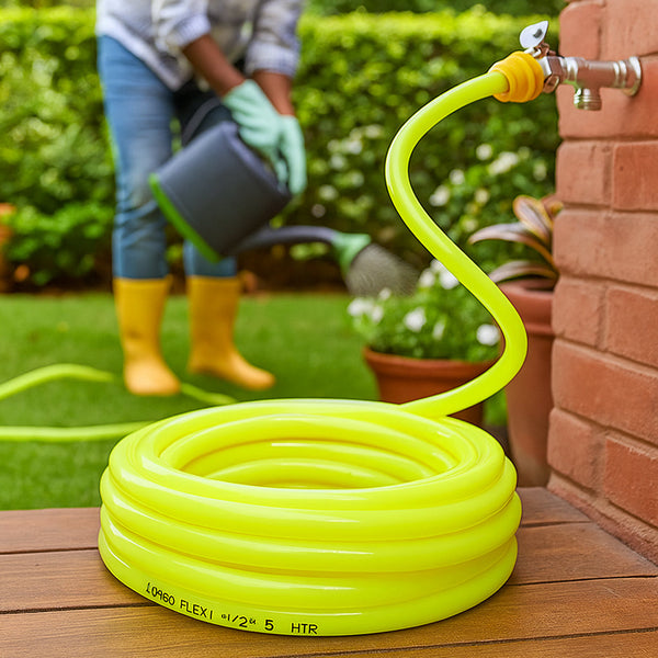 Flexi PVC Pipe 15 Meter with Leak Proof Adapter