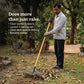 Garden Rake With Long Handle - 12 Teeth - 4 ft