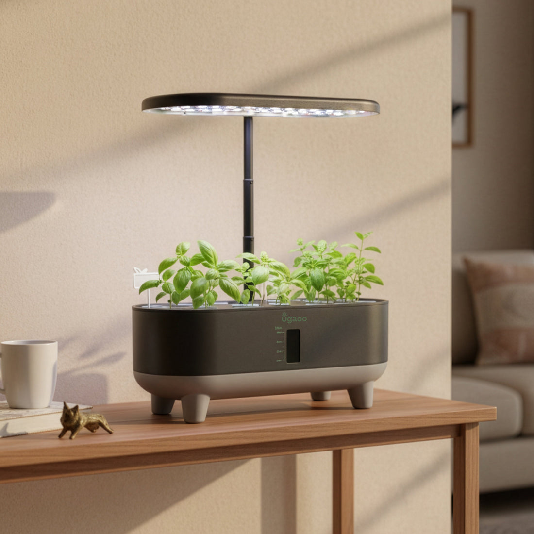 Ugaoo Smart Indoor Hydroponic Planter with LED Grow Light
