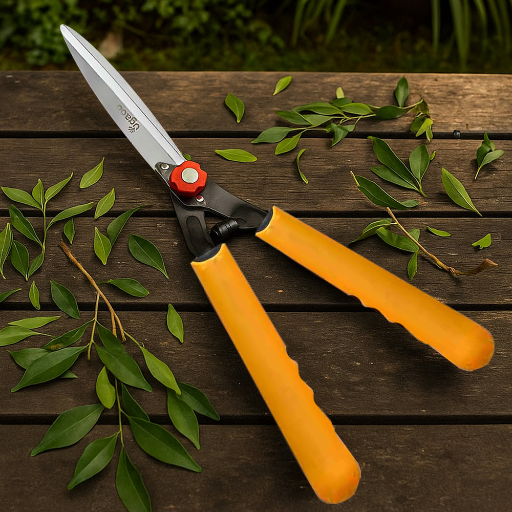 Hedge Shear with Plastic Handle - 10 Inch