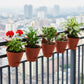 Huka Balcony Railing Planter -Set of 5