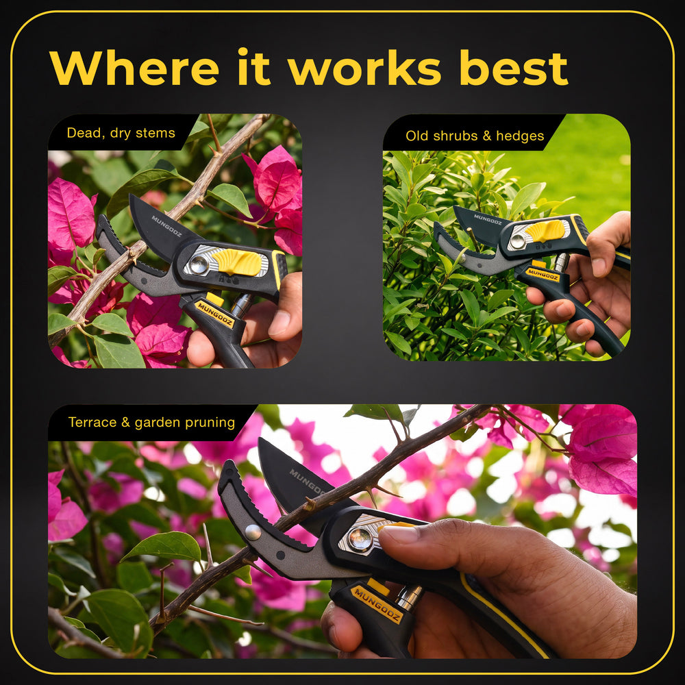 Mungooz Razor Anvil Pruner
