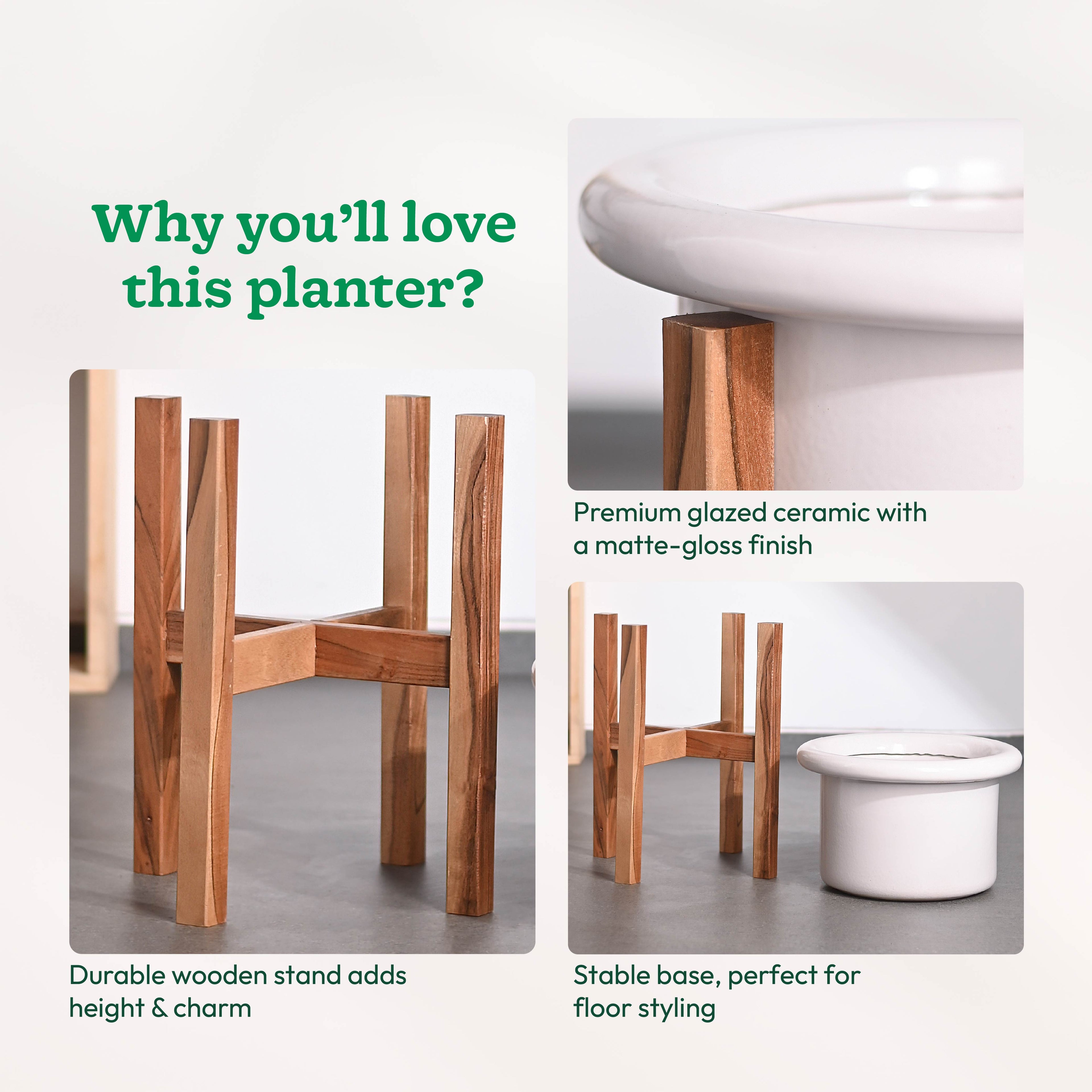 Songs of Summer Ceramic Planter