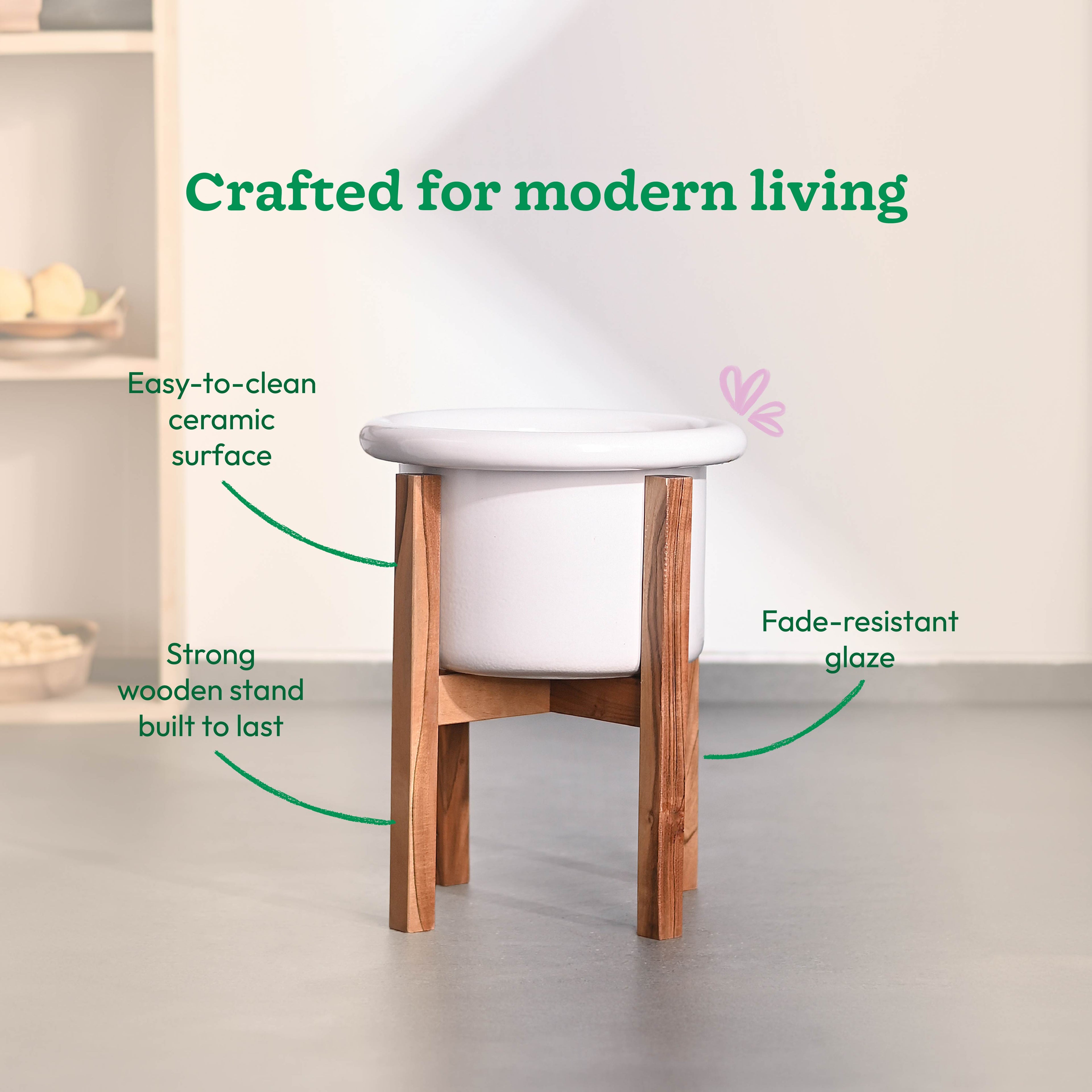 Songs of Summer Ceramic Planter