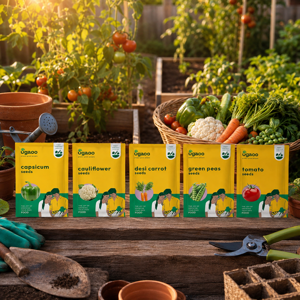 Indian Vegetable Seeds Bundle of 5 Packet