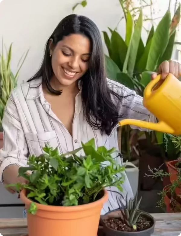 Happy planter