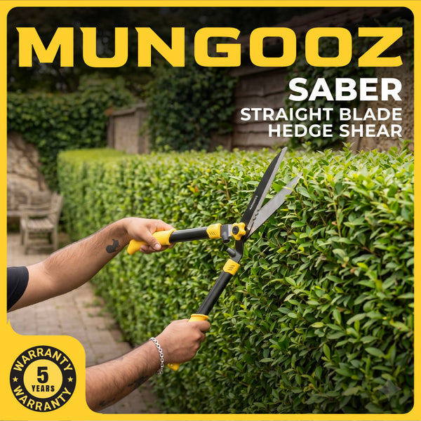 Mungooz Saber Straight Blade Hedge Shear